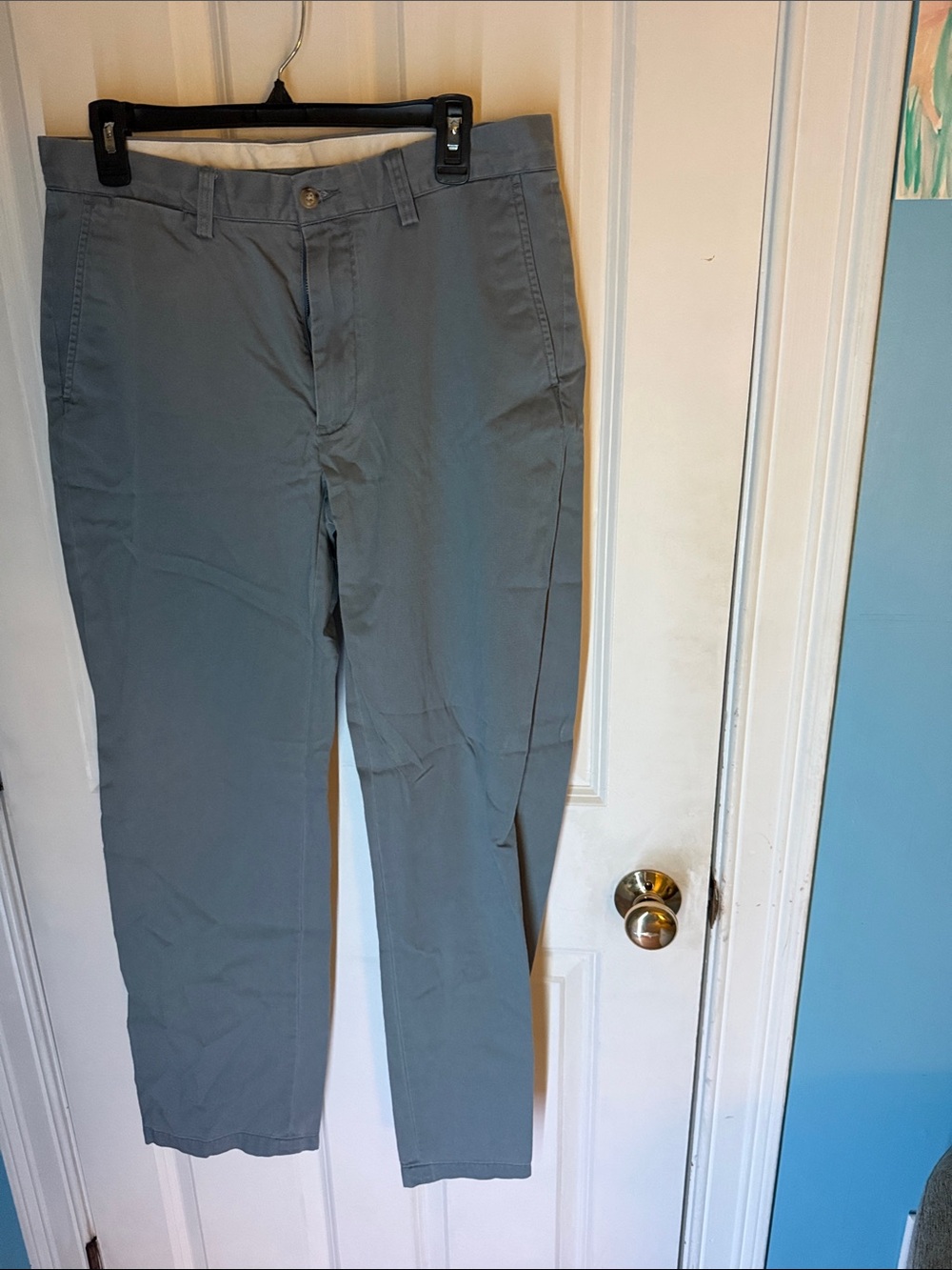 32W x 32L Men's Polo by Ralph Lauren Slate Gray Cotton Chinos